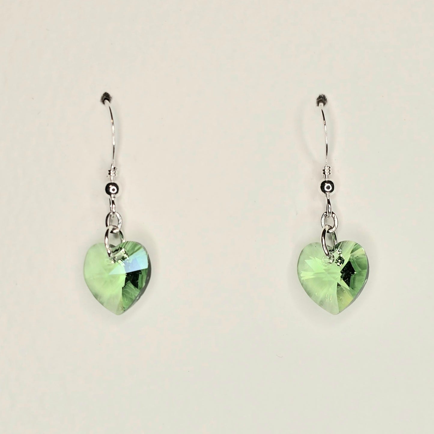 Swarovski Hearts - Green